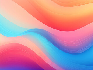 Canvas Print - Colorful Gradient Background