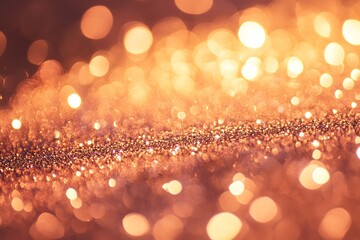 golden sequins texture with bright lights and bokeh