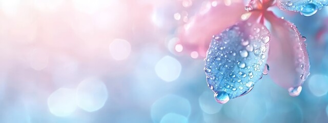 soft, blue bokeh of light