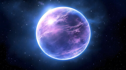 Wall Mural - planet in space. generative ai