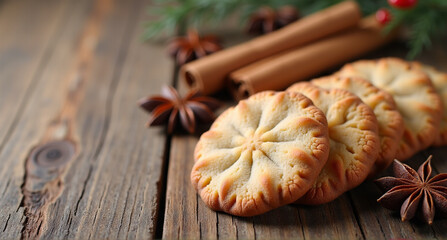 Canvas Print - cinnamon sticks with anise and cinnamon