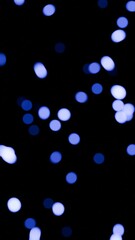 Wall Mural - blurry black and blue bokeh background