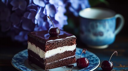 Canvas Print - chocolate cake