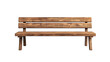 © admin_design - Wooden park bench isolated transparent background