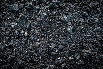 Wall Mural - Dark grey asphalt road texture background  top view.