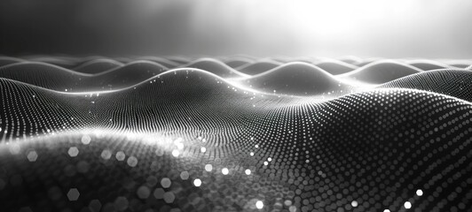 abstract background with a scattered array of tiny dots in monochromatic tones, creating a subtle an