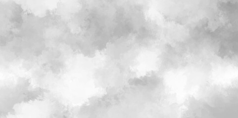 Wall Mural - Abstract grunge grey shades gradient watercolor background. Black grey Sky with white cloud and clear abstract. White realistic fog or mist design element texture. cloudy silver ink effect white paper