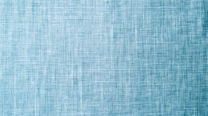 Wall Mural - a flat pastel blue linen texture. A close-up shot of a textured light blue fabric background, perfect for design and textile applicatio