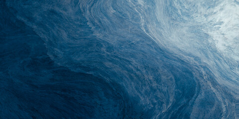 Wall Mural - abstract watercolor paint background by gradient deep blue color with liquid fluid grunge texture fo