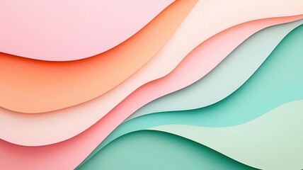 Wall Mural - abstract background  pastel  organic