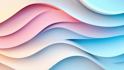 Wall Mural - abstract background  curves  translucent