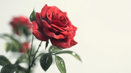 red rose on a white background, red rose wallpaper, red rose background, red rose isolated white bac
