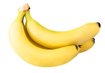 Poster - Banana fruit isolated on a white background