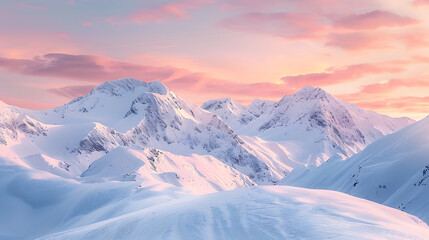 Canvas Print - mountain view