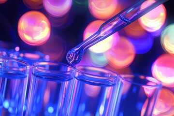 Aufkleber - Equipment and test tubes for science laboratories