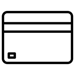 Sticker - Access Card Door Line Icon