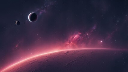 Wall Mural - planet in space