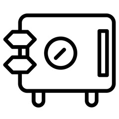 Sticker - Asset Bank Box Line Icon