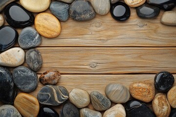 wood sand background brown stones wallpaper marbles onyx black beige , ai