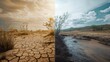 © TatChong - Drought vs Lush: Climate Change Impact