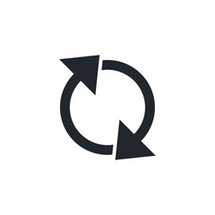 Poster - Refresh icon. Reload symbol template for graphic and web design collection logo vector illustration