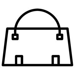 Poster - Bag Gift Shop Line Icon