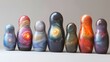 © TatChong - Matryoshka Dolls with Galaxy and Nebula Designs