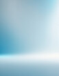 © Julija - Podium or corner of a room for displaying a product. Place for text. Floor and wall. Abstract shadow background in shades of light blue white. Background soft ethereal, subtle gradient copy space.