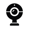 © Creative studio  - Well designed icon of webcam in trendy style, computer camera vector