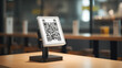 ©  Foring_Stock - QR code used for shop payments, modernizing transactions with ease and efficiency . Shop payment system featuring QR code, offering a contemporary and convenient transaction method .