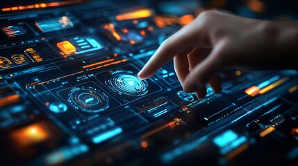 an ai assistant in a smart home controlling various devices and systems to optimize energy use and c