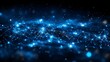 © anantachat - An abstract depiction of AI as a network of glowing spheres representing interconnected data points and algorithms Stock Photo with copy space