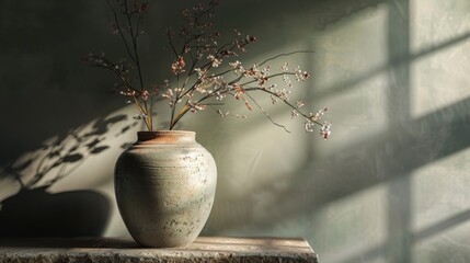 Wall Mural - vase with flowers