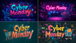 © STOCK IMAGES STALL - Vibrant Cyber Monday deals and carts, website advert, blog banner, sale banner, Cyber Monday advertising, commercial advert