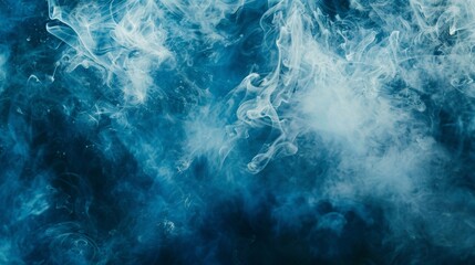 Poster - Blue Smoke Texture.