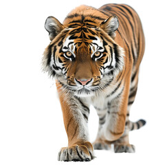 tiger on white