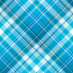 Wall Mural - Seamless pattern in unique blue colors for plaid, fabric, textile, clothes, tablecloth and other things. Vector image. 2