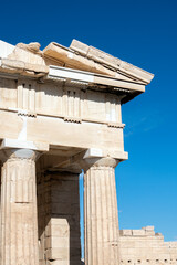 Parthenon, Temple of Athena on the Acropolis in Athens, Greece