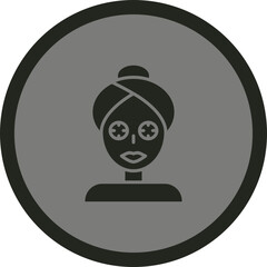 Canvas Print - Facial Mask Icon Design