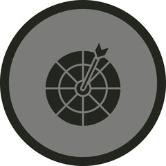 Poster - Dartboard Icon Design