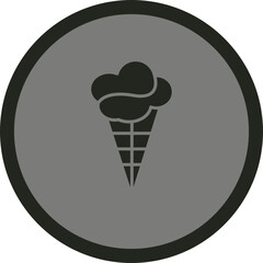 Sticker - Ice cream Icon Design