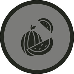 Sticker - Watermolon Icon Design