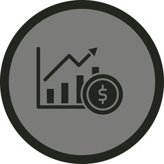 Canvas Print - Graph Icon Design