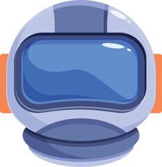 Wall Mural - astronaut helmet with a blue transparent visor, ready for space exploration and adventure