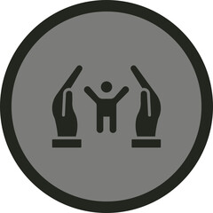 Sticker - Human Rights Icon Design