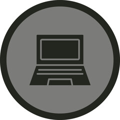 Poster - Laptop Icon Design