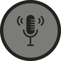 Wall Mural - Podcast Icon Design