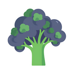 Wall Mural - broccoli vector illustration made by midjeorney