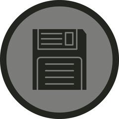 Sticker - Floppy Disk Icon Design