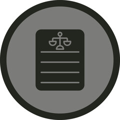 Sticker - Legislation Icon Design